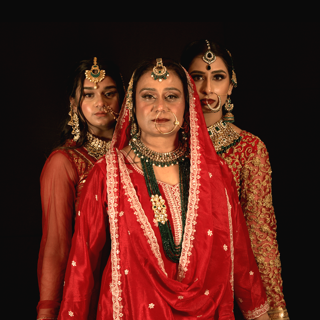 Paasbaan the Musical Cast Tile Anarkali in red veil